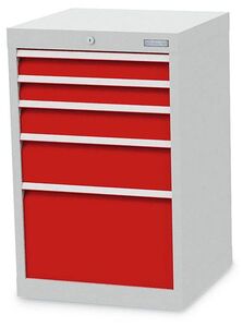 Bedrunka+Hirth Schubladenschrank T500 5 Schubladen B/T/H 530x500x819 mm