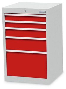 Bedrunka+Hirth Schubladenschrank T500 5 Schubladen B/T/H 530x500x819 mm