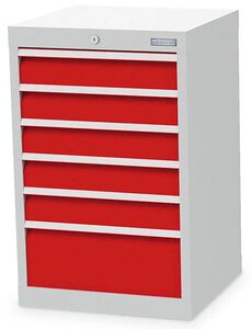 Bedrunka+Hirth Schubladenschrank T500 6 Schubladen B/T/H 530x500x819 mm