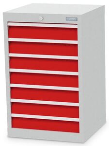 Bedrunka+Hirth Schubladenschrank T500 7 Schubladen B/T/H 530x500x819 mm