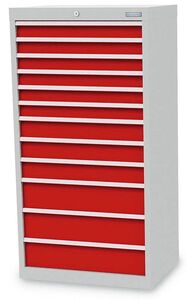 Bedrunka+Hirth Schubladenschrank T500 12 Schubladen B/T/H 680x500x1319 mm