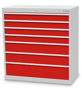 Bedrunka+Hirth Schubladenschrank T500 7 Schubladen B/T/H 980x500x1019 mm