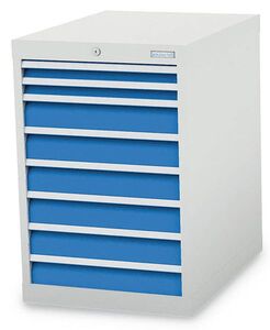 Bedrunka+Hirth Schubladenschrank T736 8 Schubladen B/T/H 555x736x819 mm