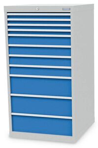 Bedrunka+Hirth Schubladenschrank T736 11 Schubladen B/T/H 705x736x1319 mm