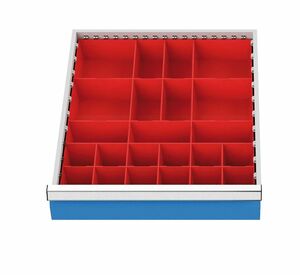 Schubladeneinsatz Kleinteilek�sten 450x525 mm BLH 100 mm