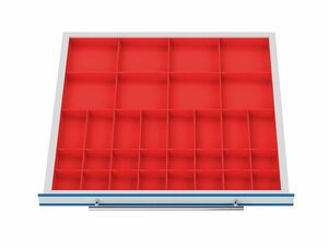 Schubladeneinsatz Kleinteilek�sten TSM-Schrank 600x600 mm