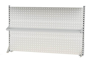 Multiwand-Aufbau Kastenwerkbank, Lochplatte 1500x950 mm