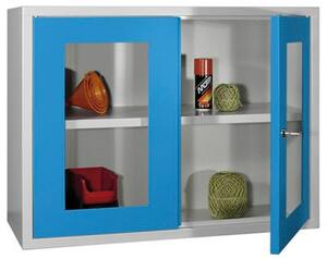 Wandh�ngeschrank mit Sichtfenstert�ren B/T/H 800x300x600 mm