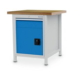 Werkbank | Kastenwerkbank 1 x Schublade 1 x Fl�gelt�r B/T/H 810x750x959 mm