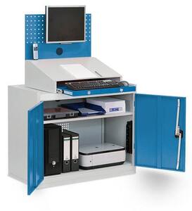 Computerschrank Stationr Office Pult B/T/H 1000x500x1460 mm