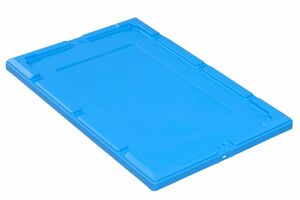 St�lpdeckel F400 Top C, blau, f�r Transportbeh�lter