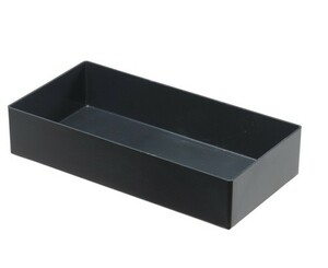 Einsatzbox aus PS, T/B/H 216x108x45 mm, grau (1 Stk.)