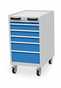 Wachter Mobiler Schubladenschrank T736 6 Schubladen 555x736x990 mm