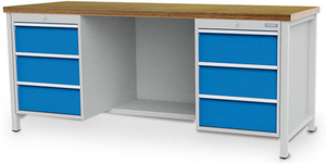 Werkbank | Kastenwerkbank 6 x Schublade B/T/H 2000x750x859 mm