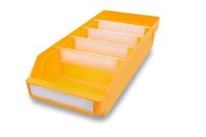 Lagerk�sten | Regalbox T/B/H 400x180x95 mm, gelb, 20 St�ck