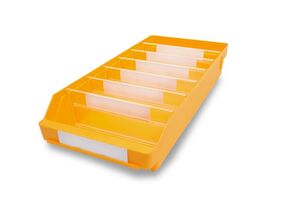 Lagerk�sten | Regalbox T/B/H 500x240x95 mm, gelb, 15 St�ck