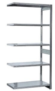 Fachbodenregal 5 Ebenen H/B/T 2000x760x335-835 mm