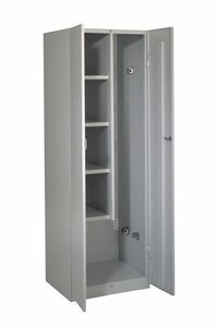 Putzschrank 2 Abteile, B/T/H 600x500x1800 mm