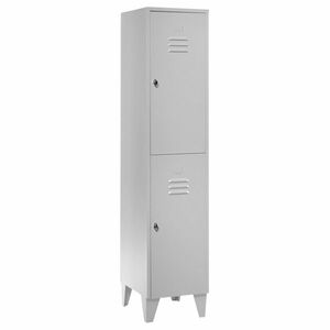 Garderobenschrank 1 Abteil, 2 F�cher, Abteilbreite 400 mm