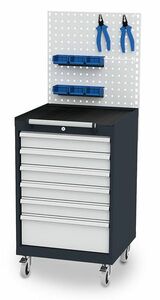 Lochwand f�r Schubladenschrank BxH 600x605 mm