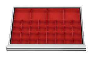 Schubladeneinsatz Kleinteilek�sten 600x450 mm BLH 50 mm