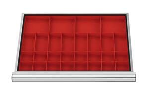 Schubladeneinsatz Kleinteilek�sten 600x450 mm BLH 50 mm