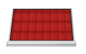 Schubladeneinsatz Kleinteileksten 600x450 mm BLH 100 mm