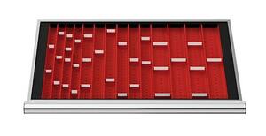 Schubladeneinsatz Muldenplatten 800x450 mm BLH 50 mm