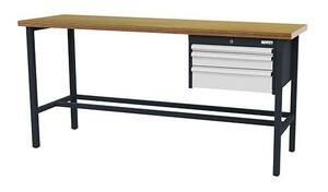 Arbeitstisch 3 x Schublade BxTxH 2000x600x960 mm