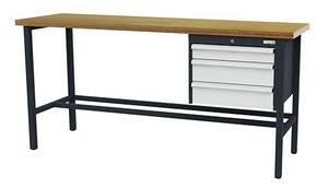 Arbeitstisch 3 x Schublade BxTxH 2000x600x960 mm