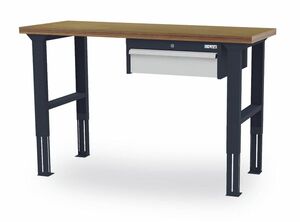 Arbeitstisch h�henverstellbar 1 x Schublade BxTxH 1500x600x760-1060 mm
