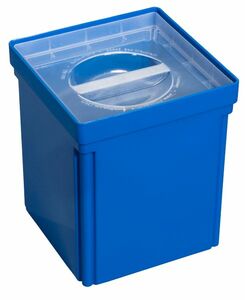 Einsatzbox EuroPlus Insert 130/3 blau, B/T/H 108x108x130 mm, 20 Stk.