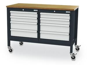Mobile Werkbank 8 x Schublade 1300x600x960 mm