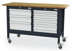 Mobile Werkbank 8 x Schublade 1500x600x960 mm