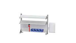 Lochwand f�r Werkbank mit Zubeh�r BxH 1000x650 mm