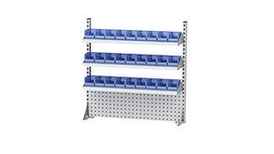 Lochwand f�r Werkbank mit Zubeh�r BxH 1000x950 mm