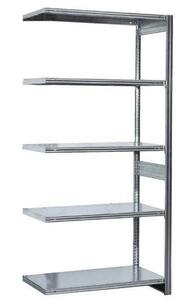 Fachbodenregal 5 Ebenen H/B/T 2000x760x335-835 mm