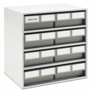 Kennoset Schubladenmagazin 8 Schubladen B/T/H 400x300x395 mm, grau