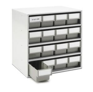Kennoset Schubladenmagazin 16 Schubladen B/T/H 400x300x395 mm, grau