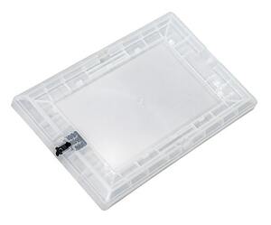 Verschlussdeckel A300 Top L, 503x311x42, transp.