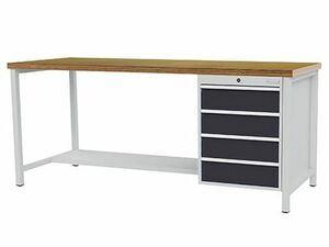 Werkbank | Kastenwerkbank 4 x Schublade B/T/H 2000x750x859 mm