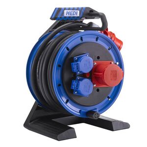 HEDI Kabeltrommel Vollkunststoff 25 m, Generation 7