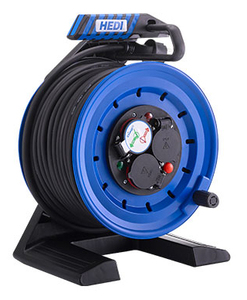 HEDI Kabeltrommel Vollkunststoff 25 m, Generation 7