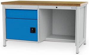 Werkbank | Kastenwerkbank 1 x Schublade 1 x Fl�gelt�r B/T/H 1500x750x959 mm