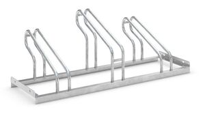 Fahrradst�nder B�gelparker verzinkt 3 Stellpl�tze einseitig