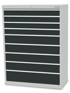 Bedrunka+Hirth Schubladenschrank T500 9 Schubladen B/T/H 980x500x1319 mm