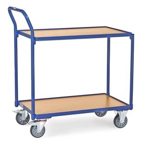 Fetra Tischwagen, 2 Etagen, Tragkraft 300 kg, 850x500 mm