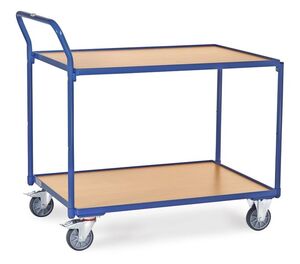Fetra Tischwagen, 2 Etagen, Tragkraft 300 kg, 1000x700 mm