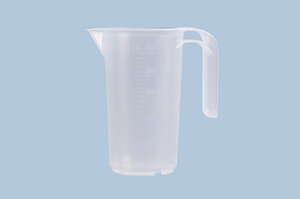 Messkanne 250 ml transparent, PP, 1 Skala