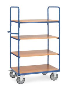 Fetra Etagenwagen, 4 Etagen, Tragkraft 600 kg, H�he 1800 mm